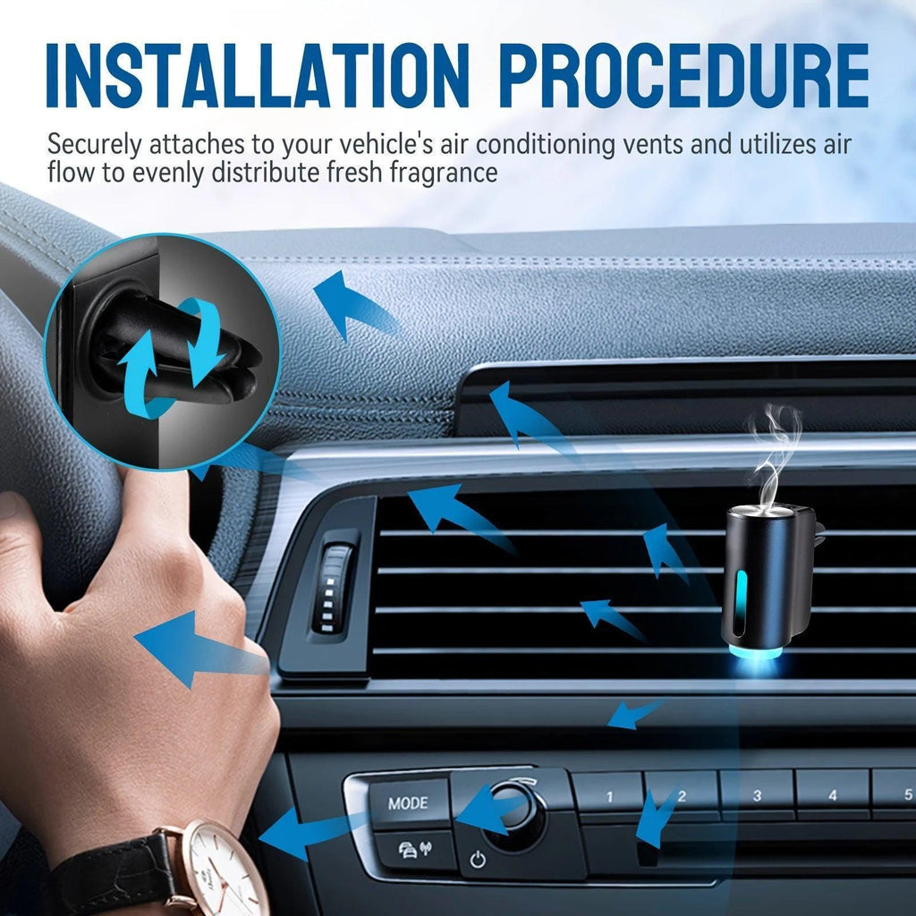 Car Air Purifiers Purifier Humidifier Freshener Essential Diffuser Fragrance Aroma AI Aromatherapy Perfume Oil Ionizer Generator