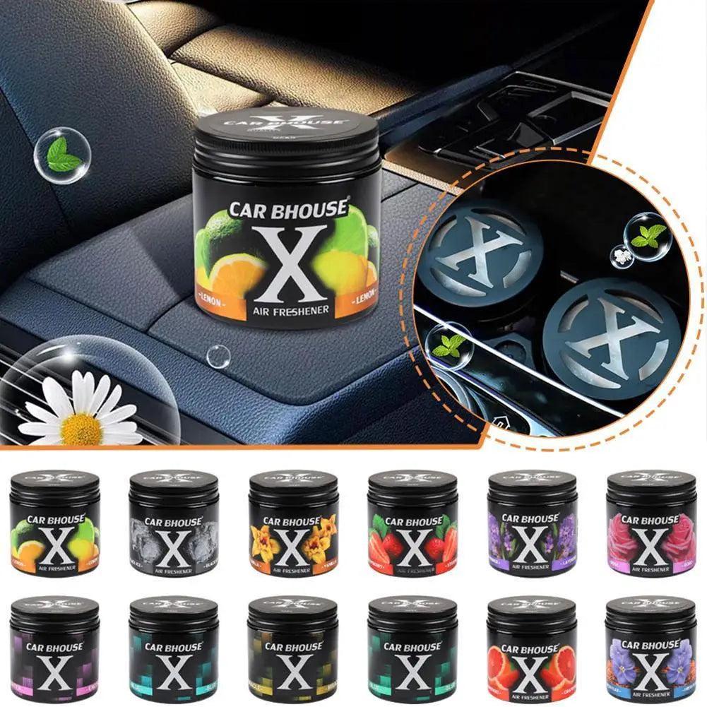 Car Solid Aromatherapy Air Freshener Long Lasting Multiple Scents Fresh Fruity Floral Odor Eliminator