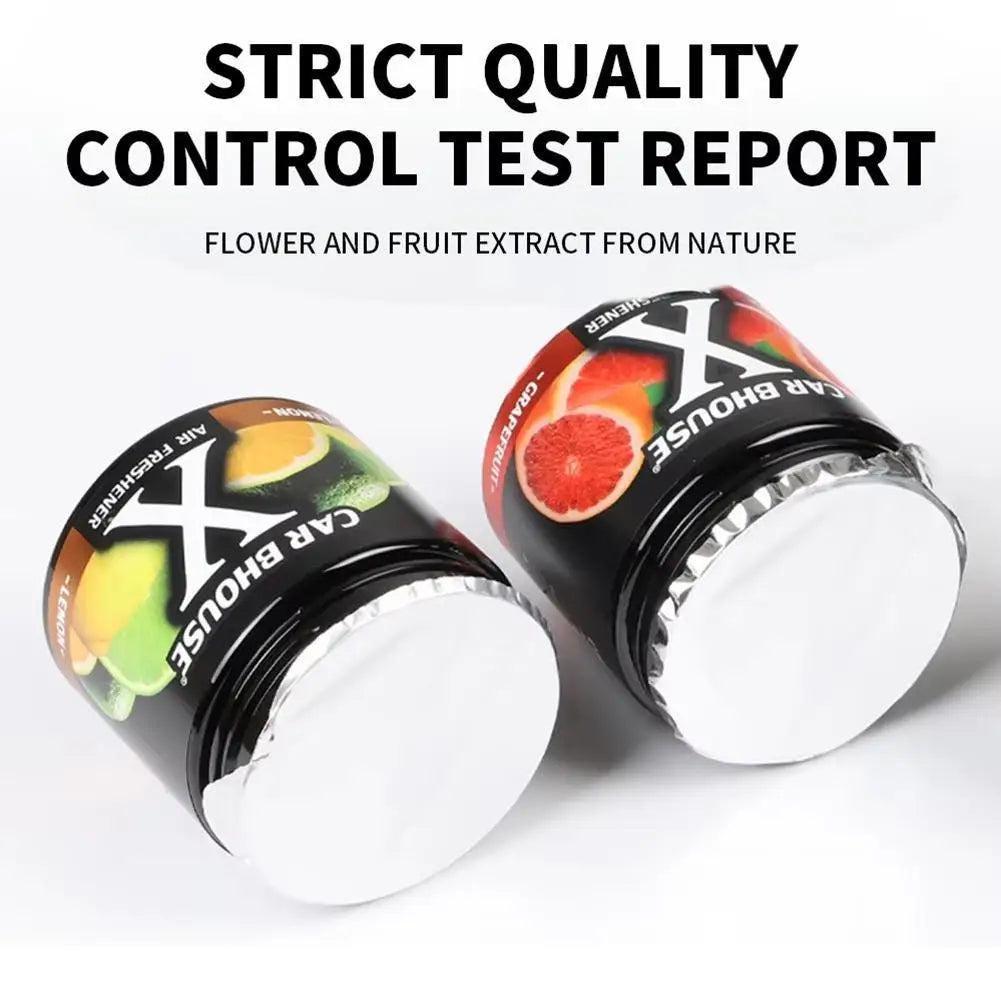 Car Solid Aromatherapy Air Freshener Long Lasting Multiple Scents Fresh Fruity Floral Odor Eliminator