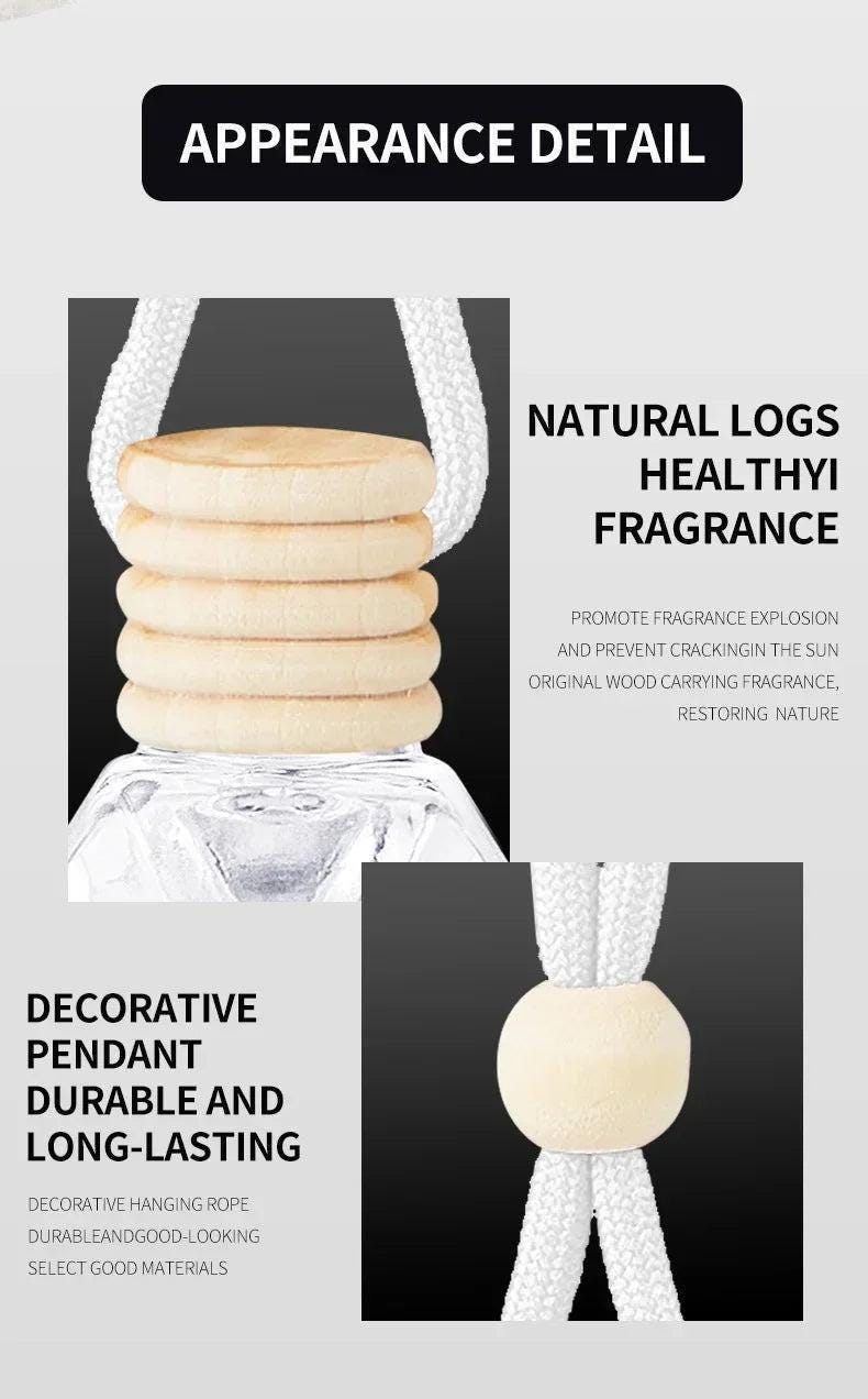 Luxury Car Air Freshener Perfume Bottle 8ml | Long-Lasting Scent