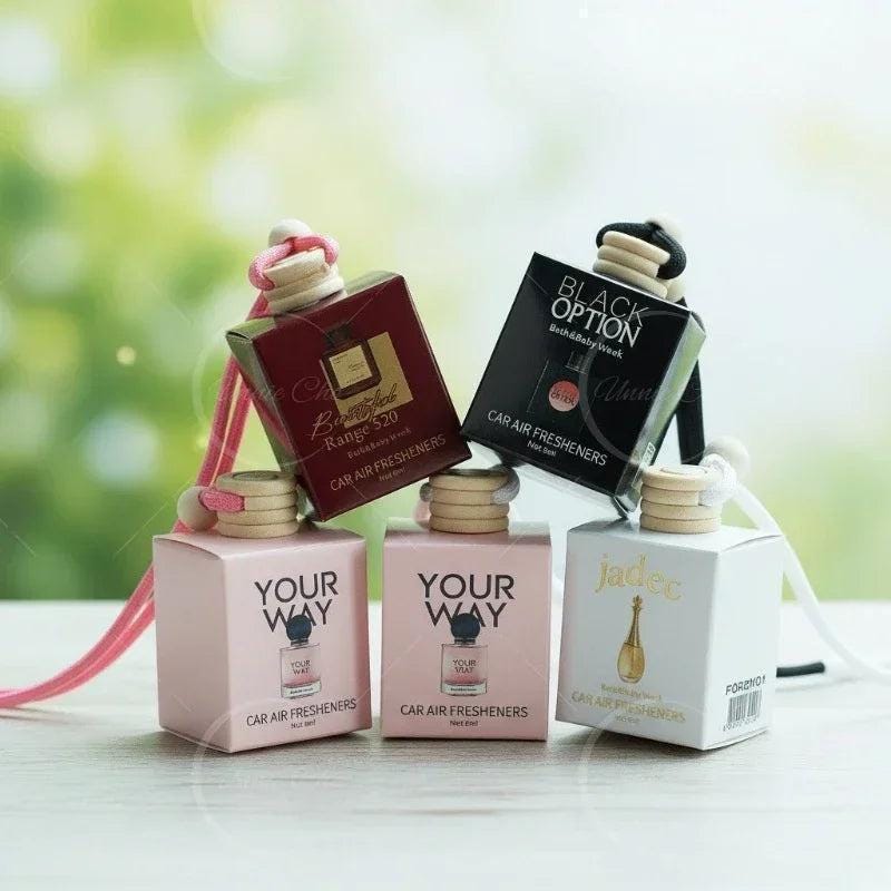 Luxury Car Air Freshener Perfume Bottle 8ml | Long-Lasting Scent