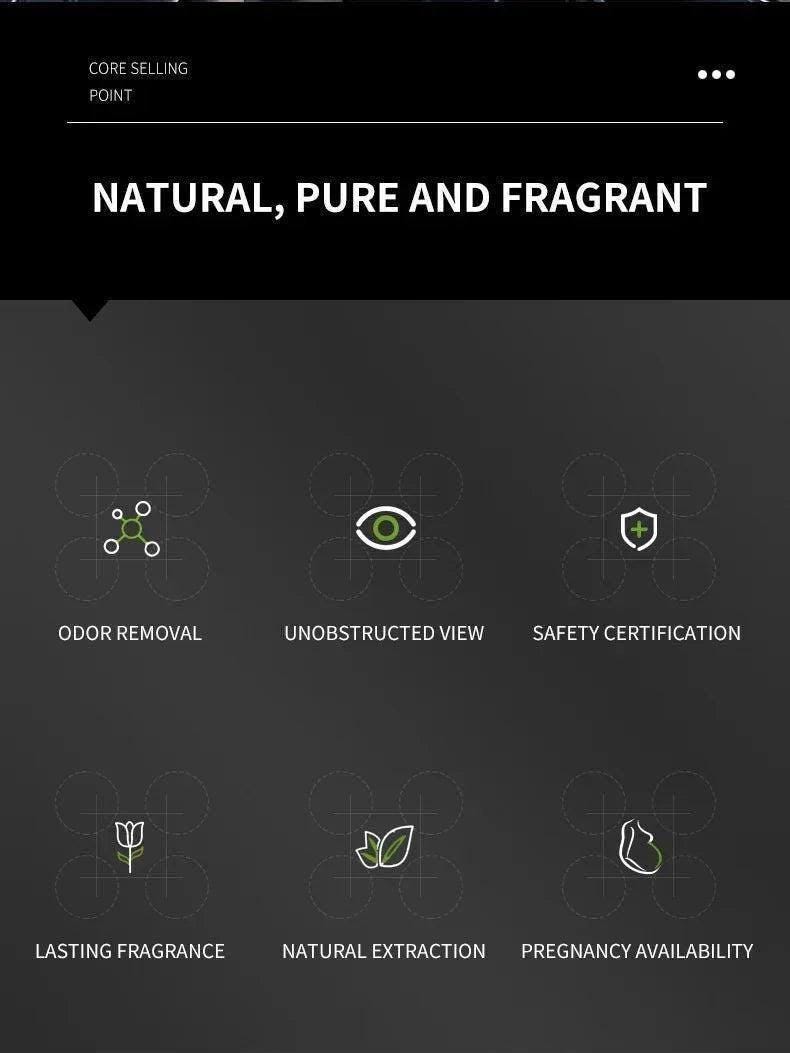 Luxury Car Air Freshener Perfume Bottle 8ml | Long-Lasting Scent