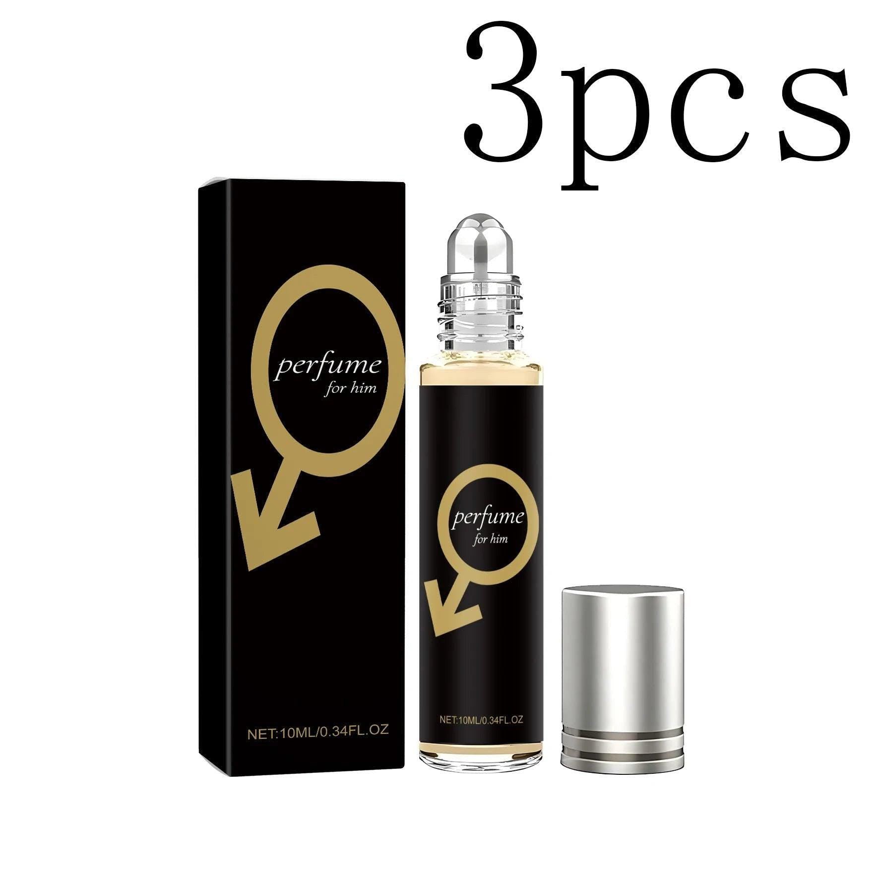 Men's Daily Cologne Roll-On Crisp Fresh Scent Natural Long-Lasting All Occasions