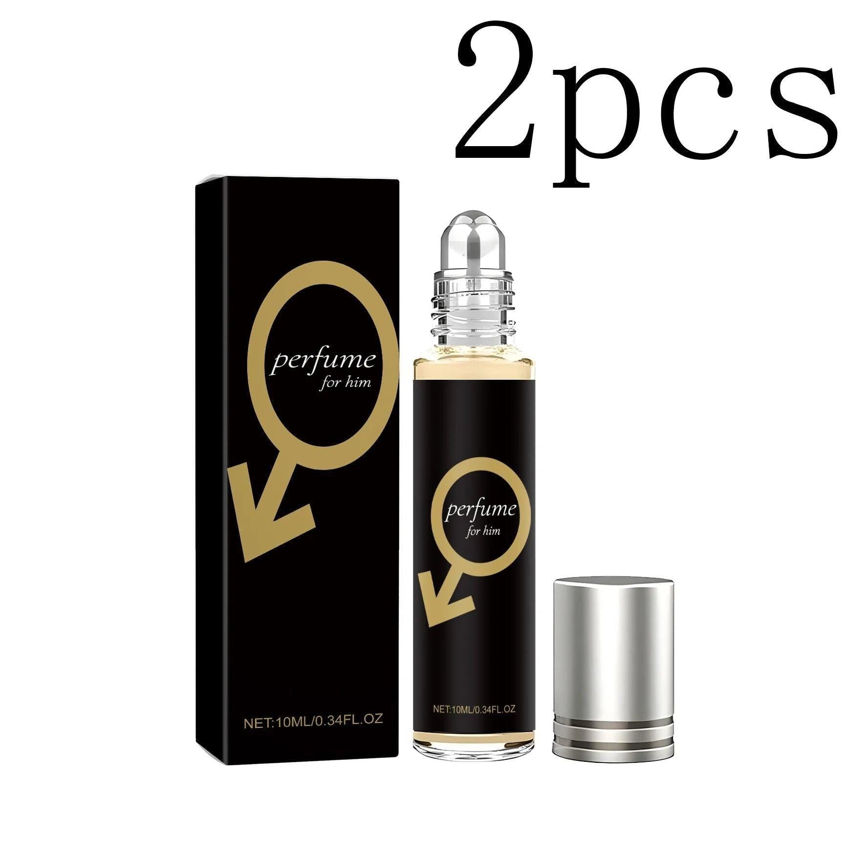 Men's Daily Cologne Roll-On Crisp Fresh Scent Natural Long-Lasting All Occasions