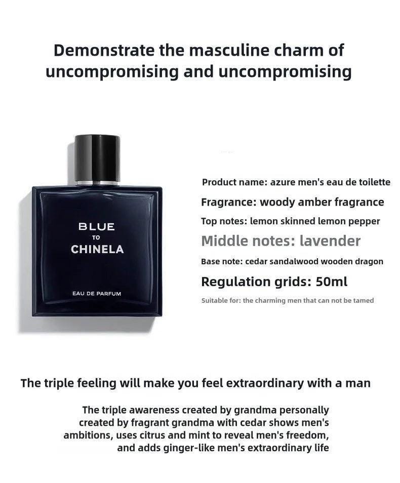 Men's 100ml Cologne Long Lasting Floral Scent Spray Fresh Natural Masculine Fragrance