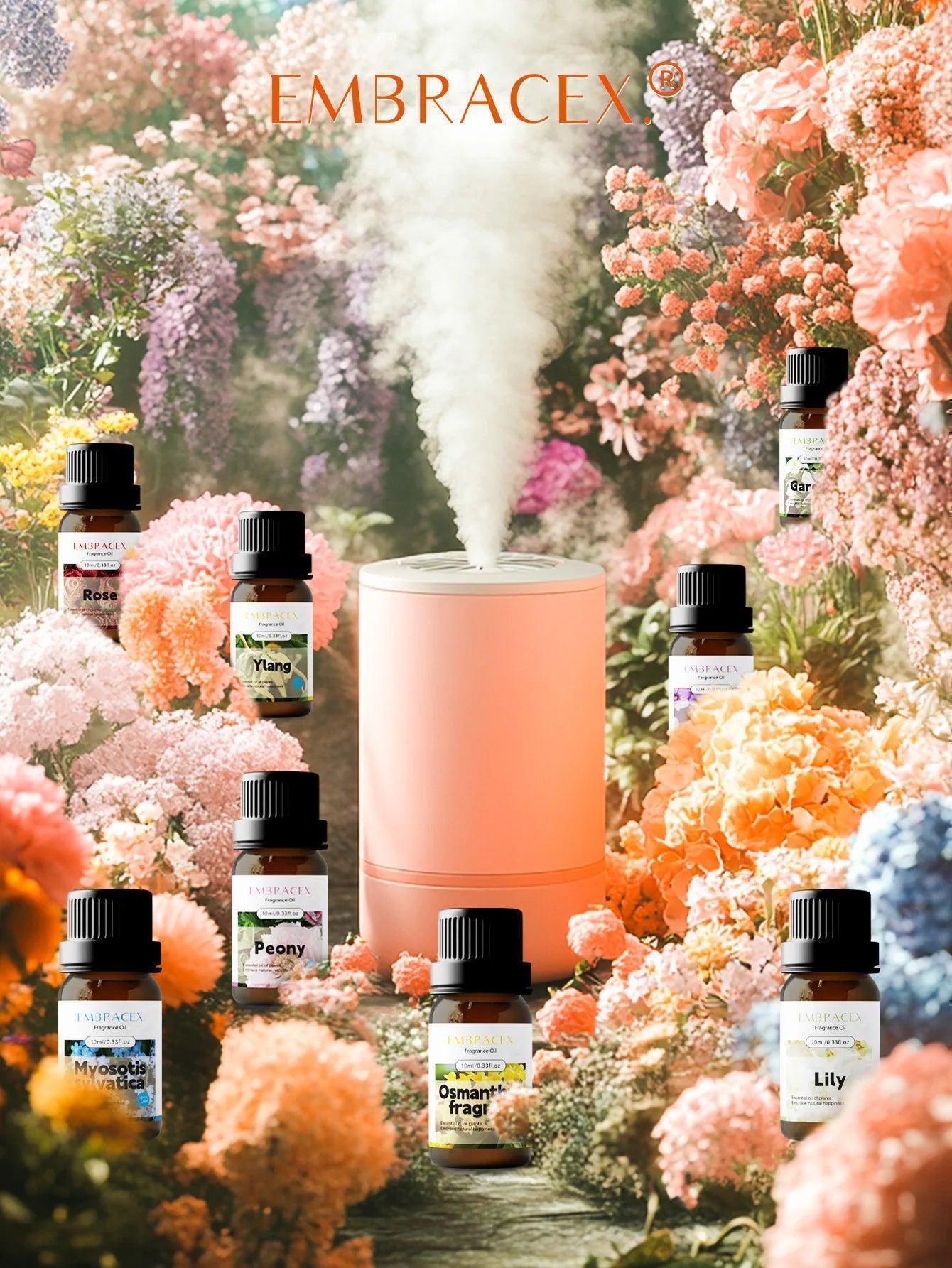 6PC/1PC 10ML Floral Essential oil Fragrance Oils For Candle Scents Soap Making & Diffuse Scents Gift Set For For Friends/Parent