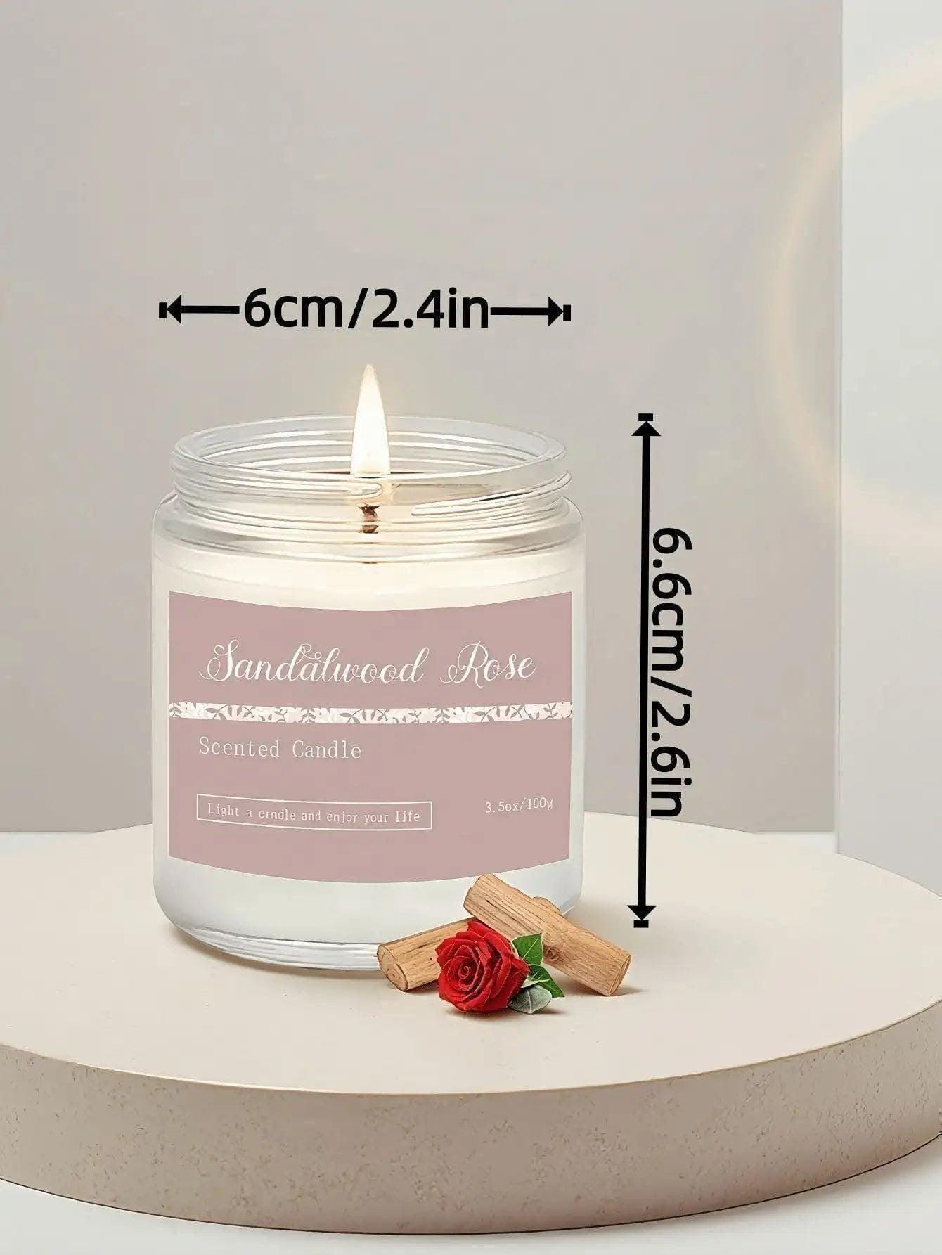 1PC Scented Candles Canned Candles,Long-Lasting Fragrance, With Essential Oil Fragrance,Suitable For Bedroom Bathroom