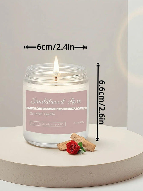 1PC Scented Candles Canned Candles,Long-Lasting Fragrance, With Essential Oil Fragrance,Suitable For Bedroom Bathroom