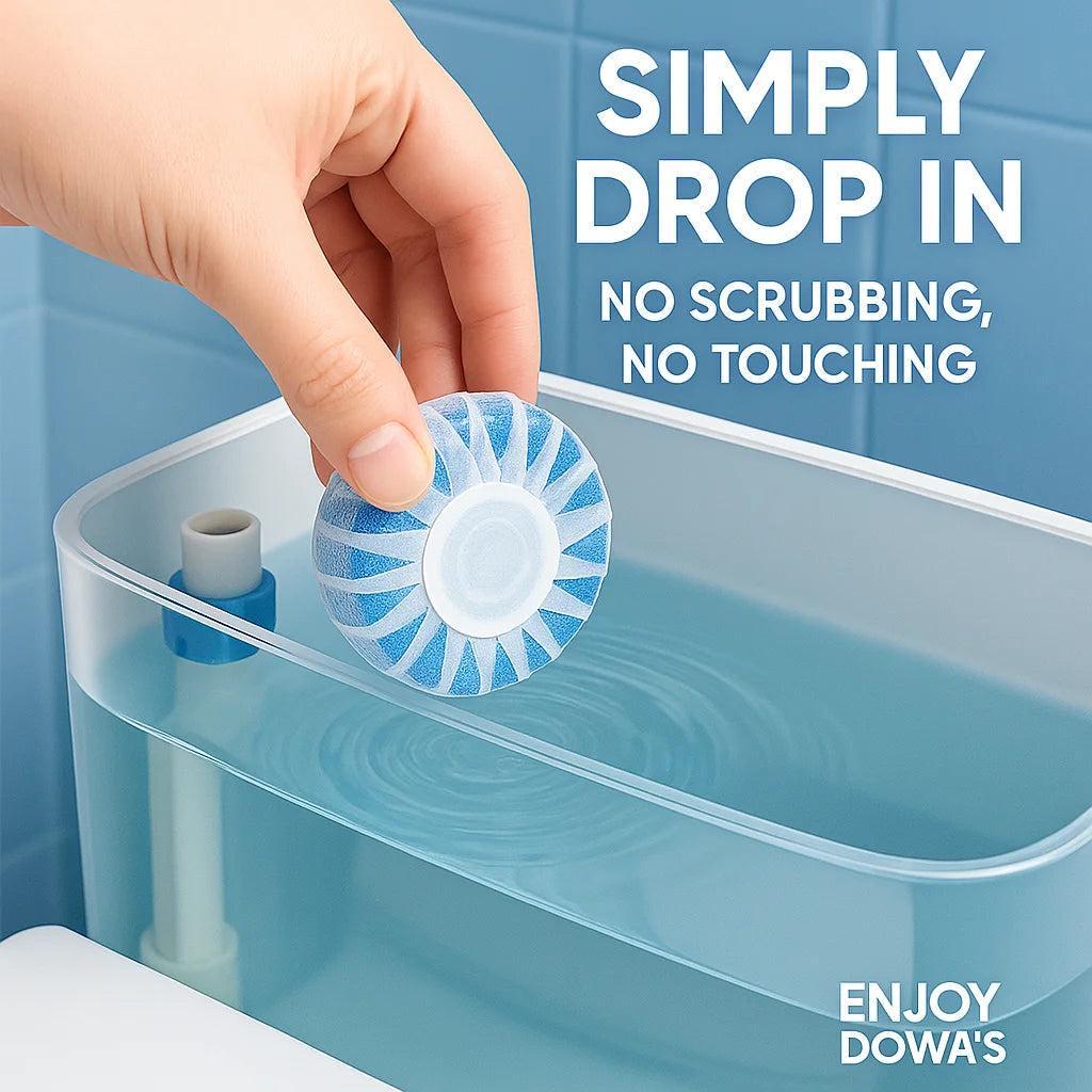 5 Pcs Toilet Bowl Cleaner Set Dual-Color Scented Long-Lasting Automatic Flushing Home Use Fragrance Cleaner