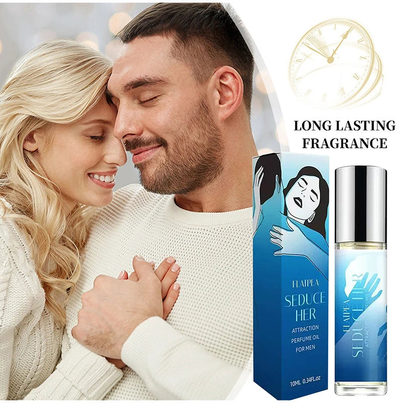 10ml Pheromone Fragrance Perfume New Men's Roll-on Design Nature Fresh Charm Allure Scent Portable Deodorizing Lasting Fragrance