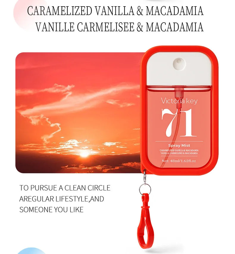 Perfume spray natural fragrance suitable for men and women to carry long-lasting fragrance alcohol-free perfume spray