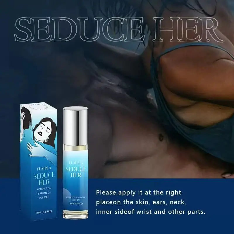 10ml Pheromone Fragrance Perfume New Men's Roll-on Design Nature Fresh Charm Allure Scent Portable Deodorizing Lasting Fragrance