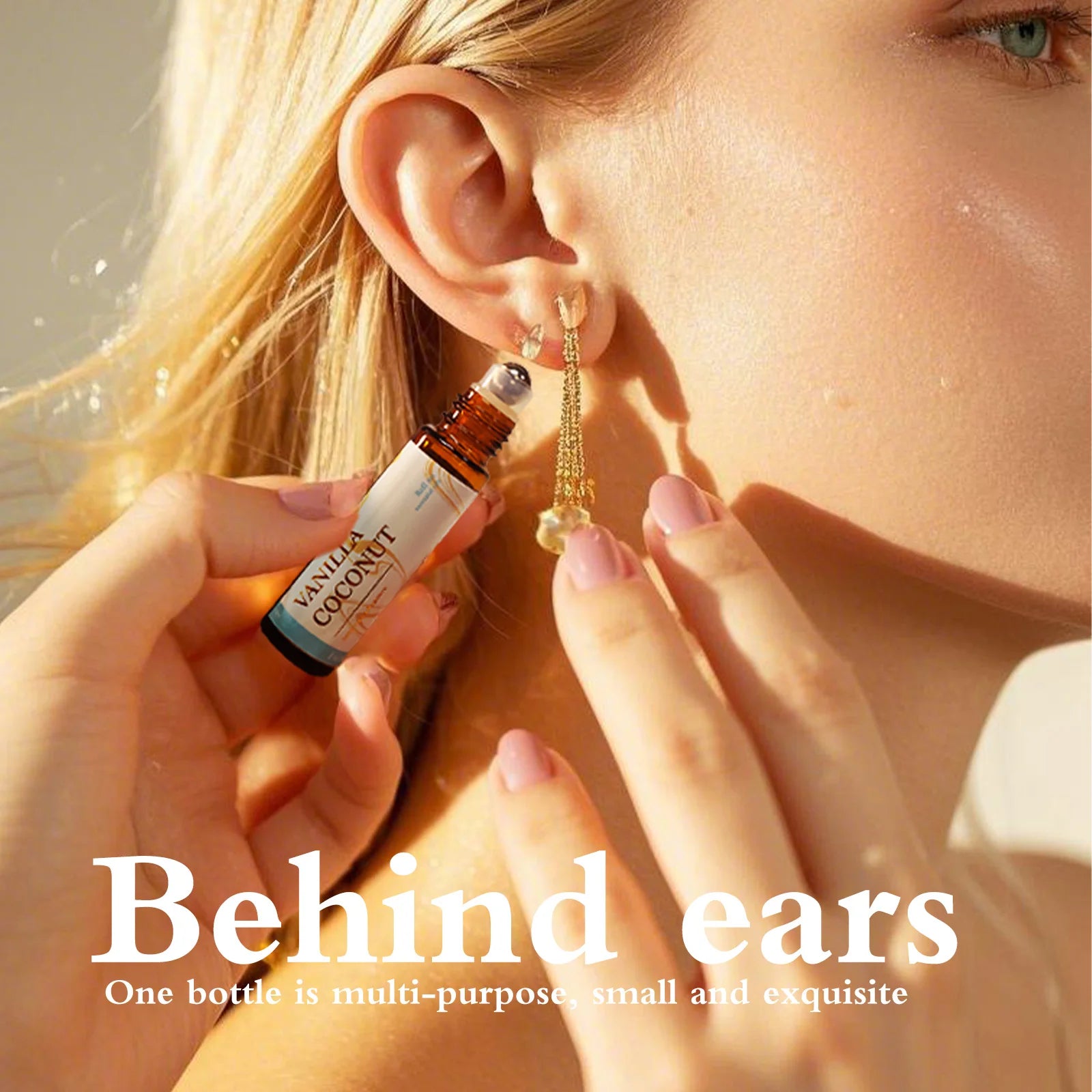 Cookie Scented Essential Oil Roll-On, 10ml - Warm Aromatherapy for Comfort & Relaxation - Sweet Baked Scent, Travel-Size Gifts