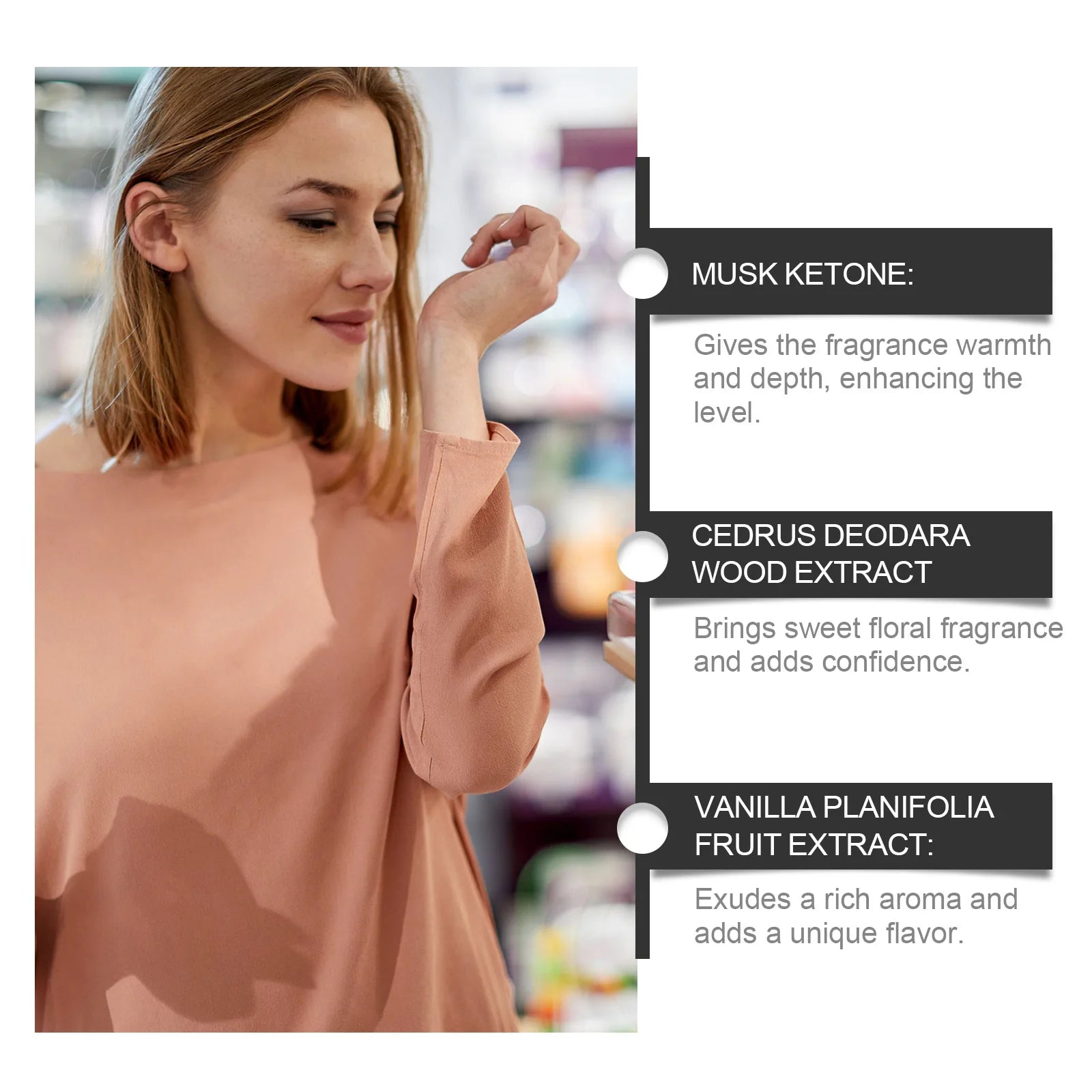 Arabian Style Tuberose Perfume: Natural, Fresh & Elegant Fragrance, Long-Lasting, Portable Charm-Boosting Scent