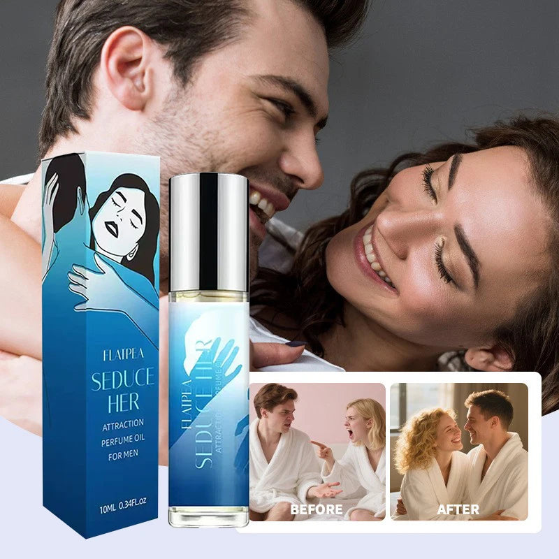 10ml Pheromone Fragrance Perfume New Men's Roll-on Design Nature Fresh Charm Allure Scent Portable Deodorizing Lasting Fragrance
