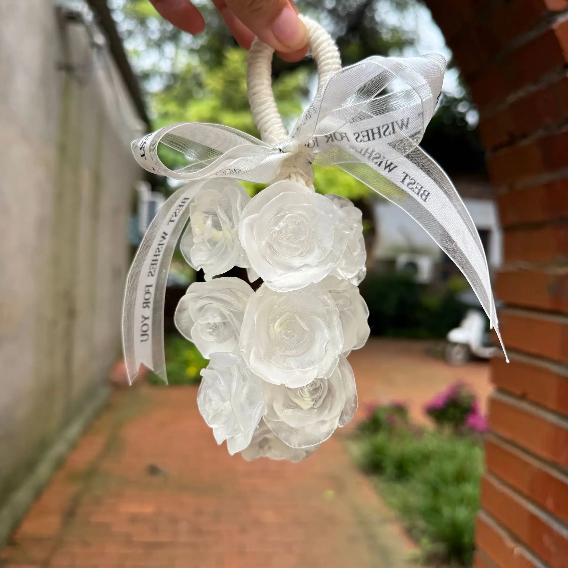 Gift Box Scented Soap,Crystal Rose Petal Bathing & Washing & Cleaning & Nourishing Handmade Soap Bar,Wedding Favor,Present