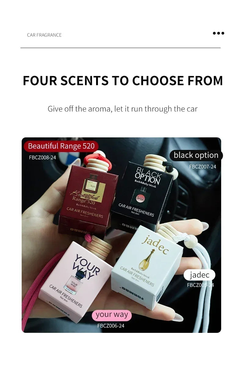 Car Fragrance Air Freshener Long-Lasting Charming Fresh Scent for Car Interior - Premium - HEAVEN SCENT FRAGRANCES 