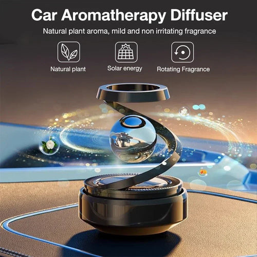 Solar Car Fragrance Diffuser High-Grade Aromatherapy Ornament Deodorant for Vehicle Interior Accessories - HEAVEN SCENT FRAGRANCES 