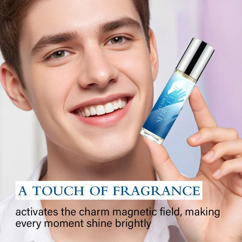 10ml Pheromone Fragrance Perfume New Men's Roll-on Design Nature Fresh Charm Allure Scent Portable Deodorizing Lasting Fragrance - HEAVEN SCENT FRAGRANCES 
