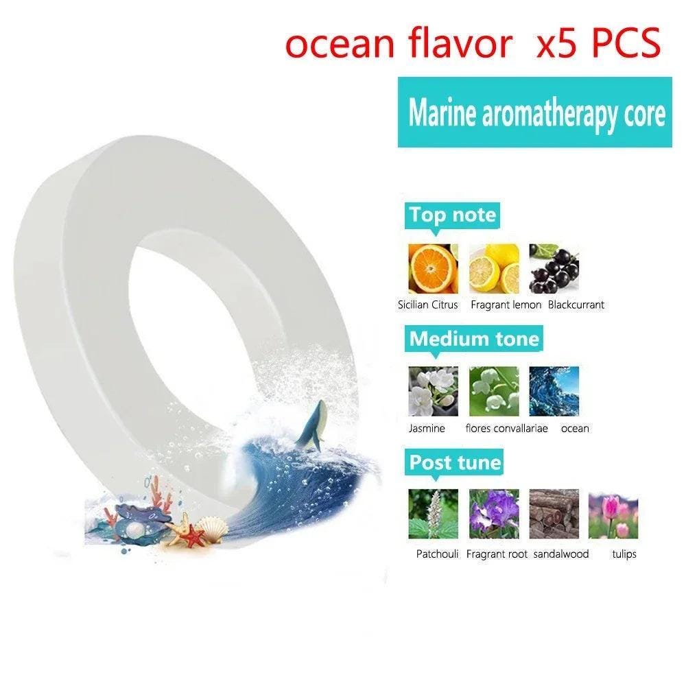 Solar Rotating Car Air Freshener Aromatherapy Diffuser Interior Decoration Multiple Scents