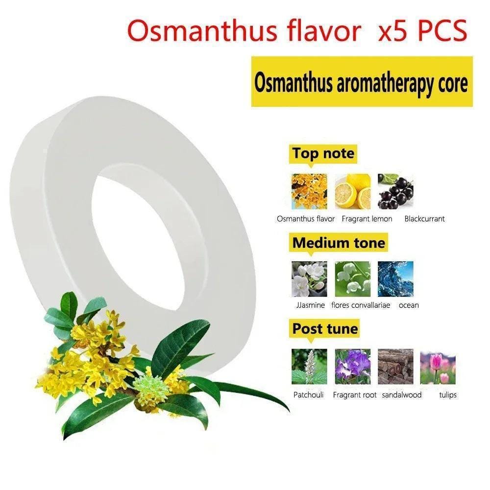 Solar Rotating Car Air Freshener Aromatherapy Diffuser Interior Decoration Multiple Scents