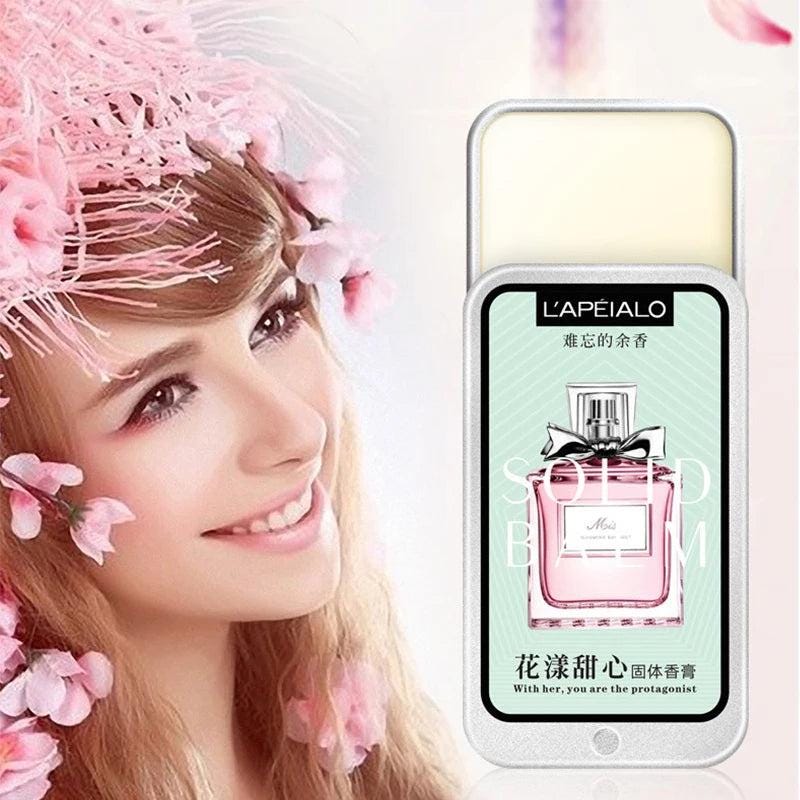 Woman Body Pheromone Perfume Solid Balm Long Lasting Fragranc Light Fragranc Portable Solid Perfume Balm
