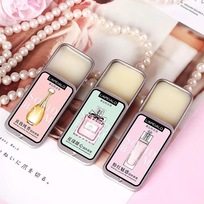 Woman Body Pheromone Perfume Solid Balm Long Lasting Fragranc Light Fragranc Portable Solid Perfume Balm