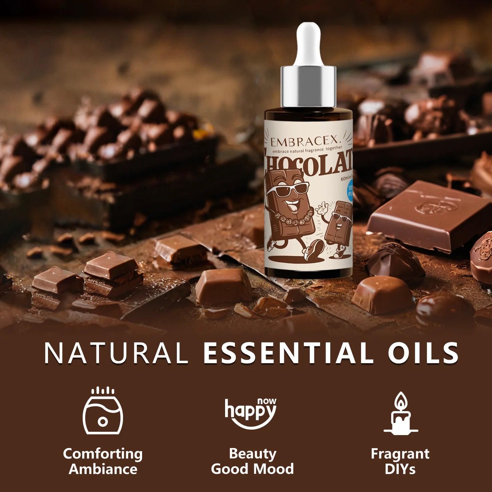 60ml Chocolate Perfume Chocolate Essential Oils Parfum air freshener car smell good Gifts air freshener car car fragrances